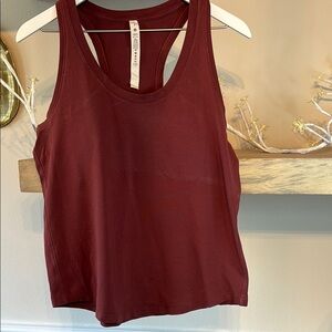 Women's Burgundy Tank Top